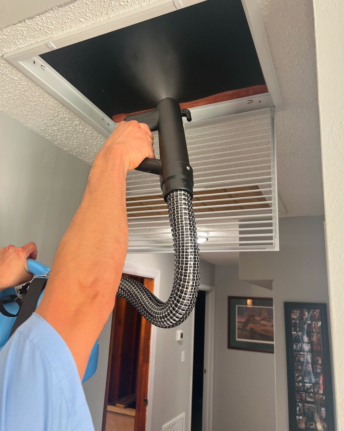 Duct sanitization with plant-based Benefect sanitizer